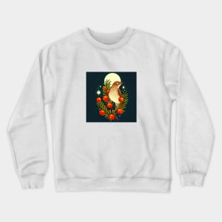 Song thrush & English yew 🌾 Crewneck Sweatshirt